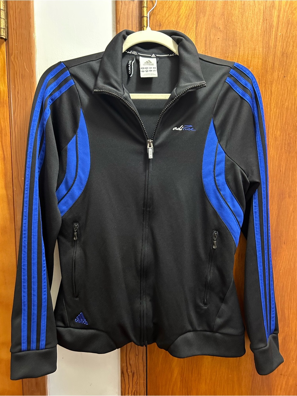 adidas Black & Blue Athletic Track Jacket